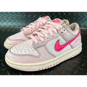 Nike Dunk Low Triple Pink DH9765-600 Womens sneakers size 5.5 or Girls size 4Y